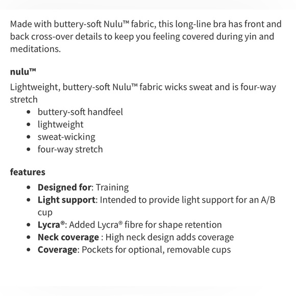 Lululemon Nulu Wrap-Front Longline Bra *Light Support, A/B Cup Green Twill sz 4 - Picture 8 of 8
